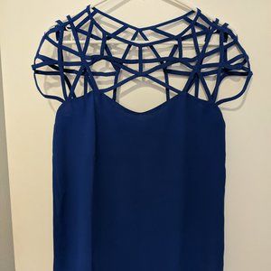 Women's royal blue blouse